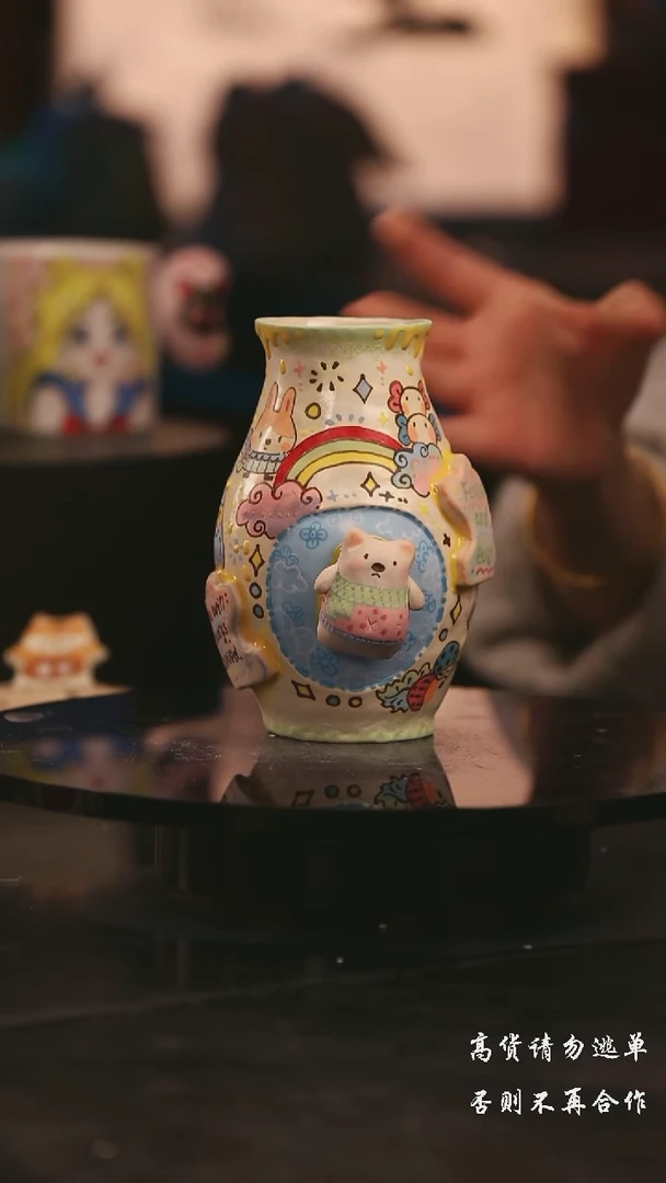 陶瓷景德镇可爱设计师款陶瓷