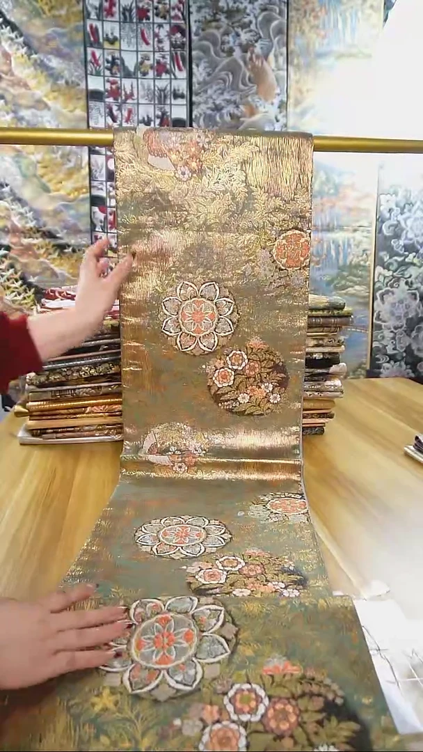 【闪购商品】织绣织锦96六通宝相花