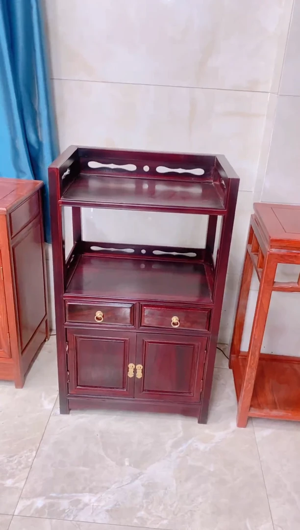 花梨木类成套家具南美酸枝茶水柜