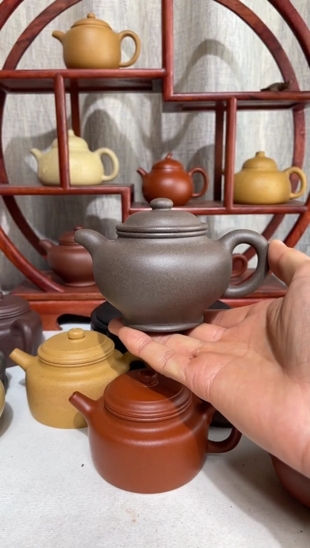 【闪购商品】紫砂茶壶台西底槽青手工泥大亨掇只200cc