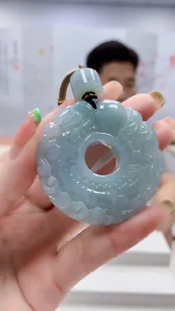 未镶嵌定制翡翠4917ry-毛货挂件7