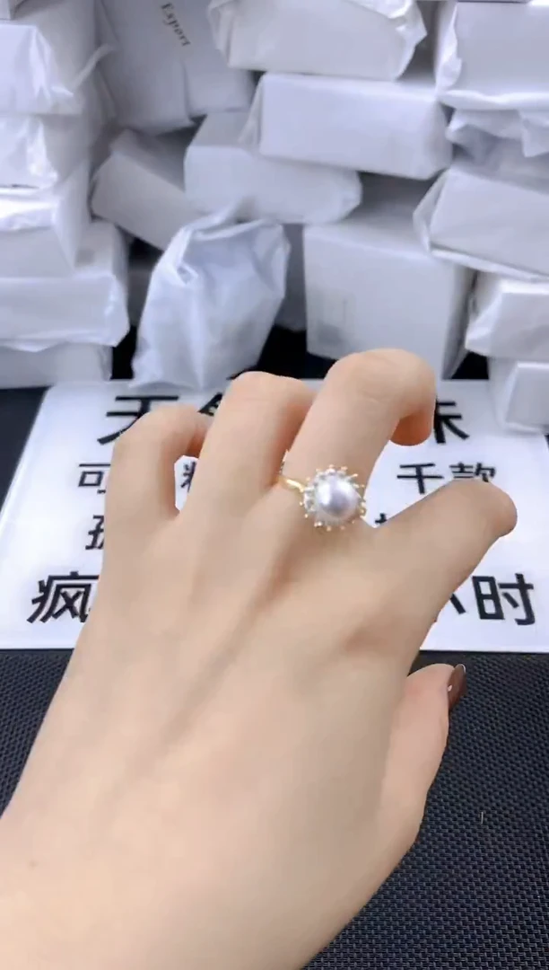 未镶嵌耳饰淡水珍珠jz1039