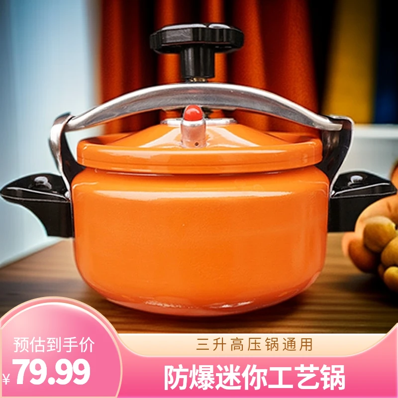 三升家用燃气电磁炉通用高压锅防爆迷你户外明火工艺迷你压力锅