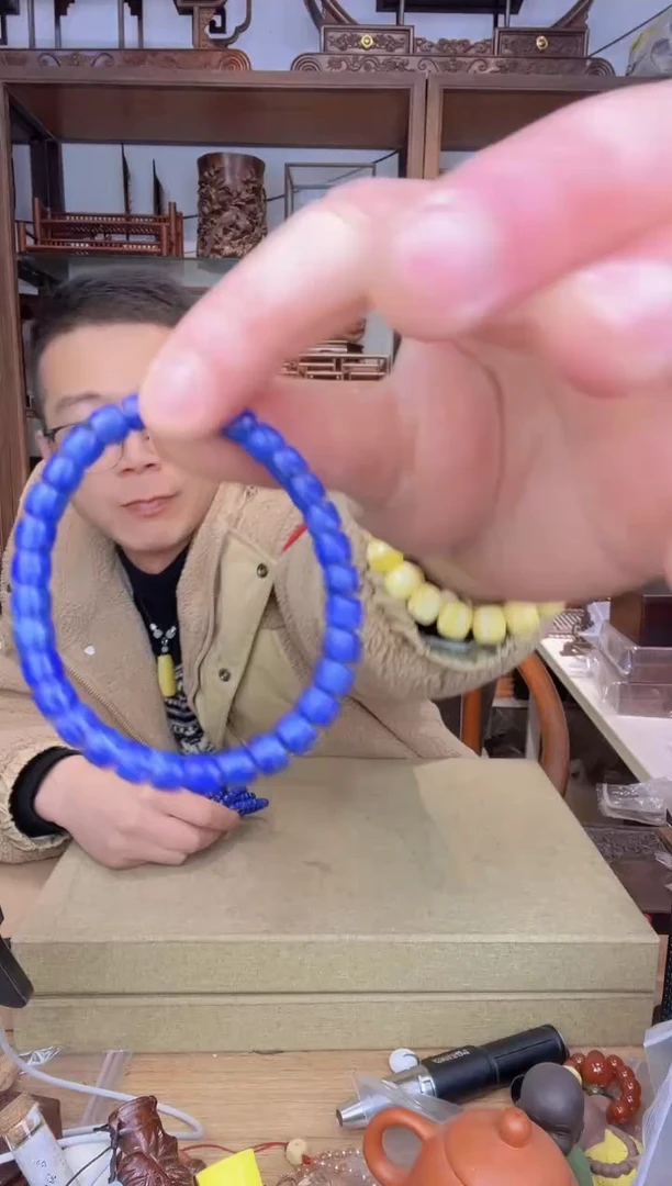 【闪购商品】乌木类书架218青5*6单圈手串