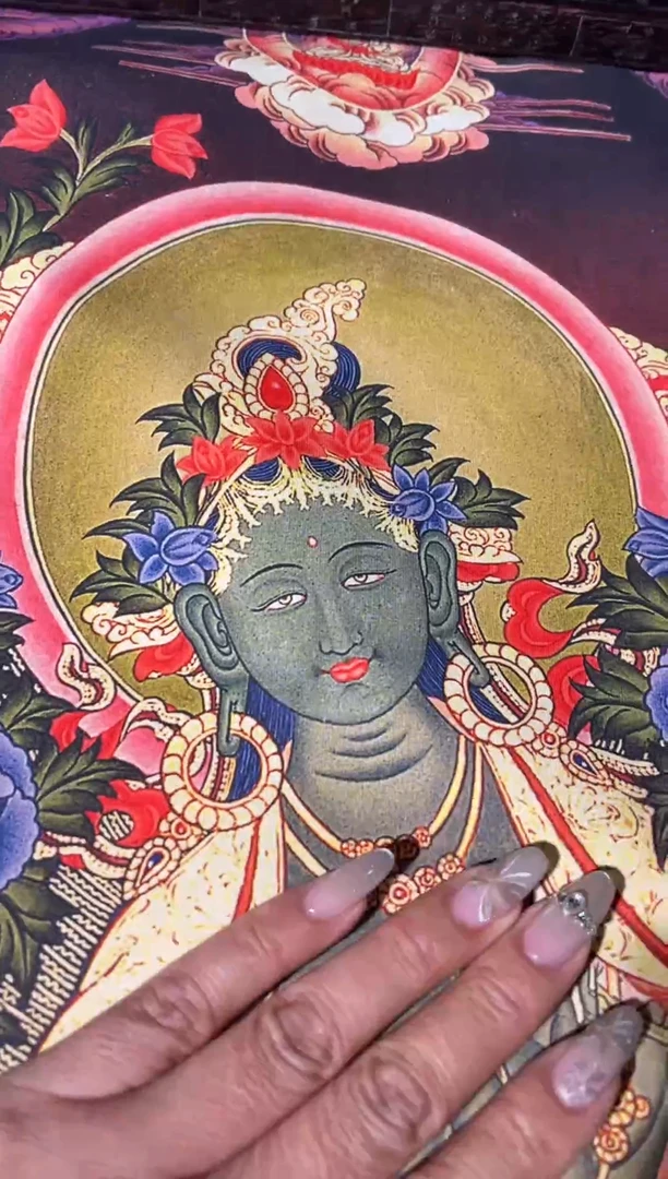 卷轴画秀凯唐卡tk16