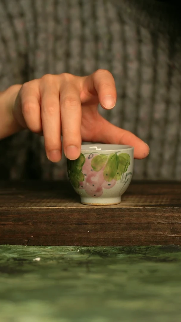 瓷器青诗集手工手绘瓷器
