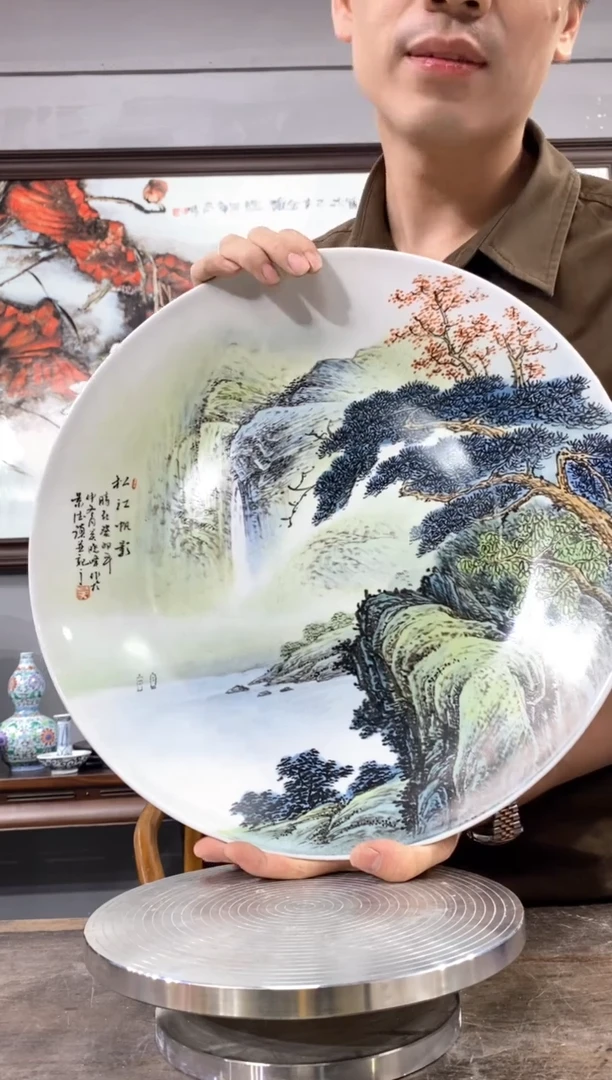 吴义松陶瓷联盟手绘陶瓷编号：3362