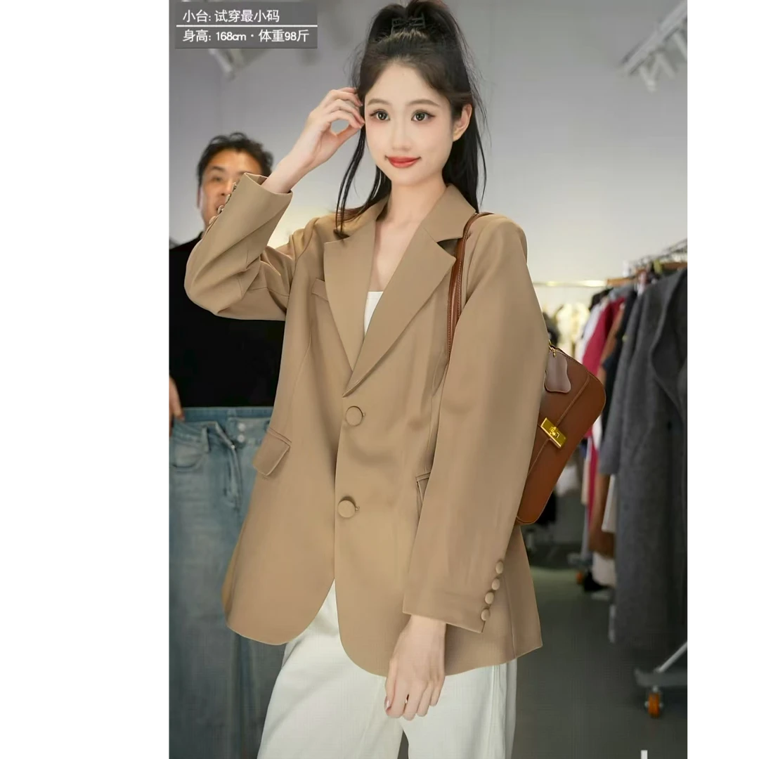 早秋新款垂感气质小西服 0181