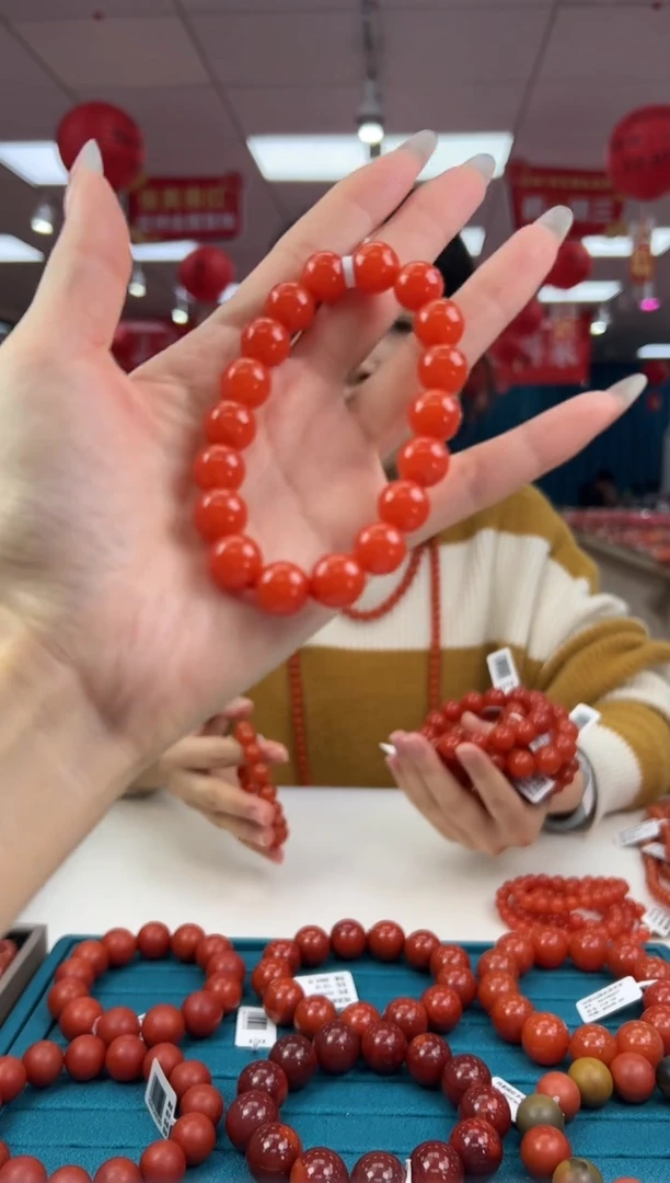 【闪购商品】南红玛瑙手串未镶嵌1.19-（多样式）