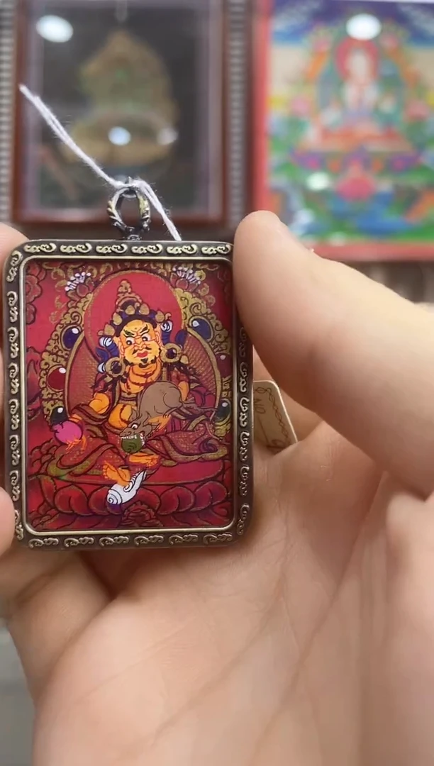 吊坠纯手绘唐卡（非质量问题不退不换）黄老师