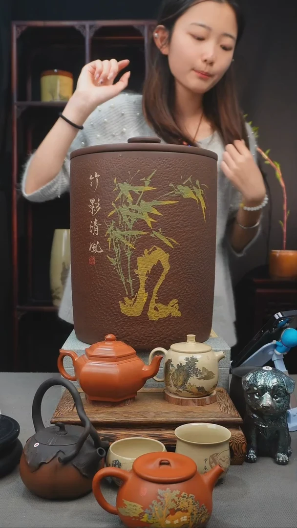 【闪购商品】壶黄倩建水紫陶微瑕355