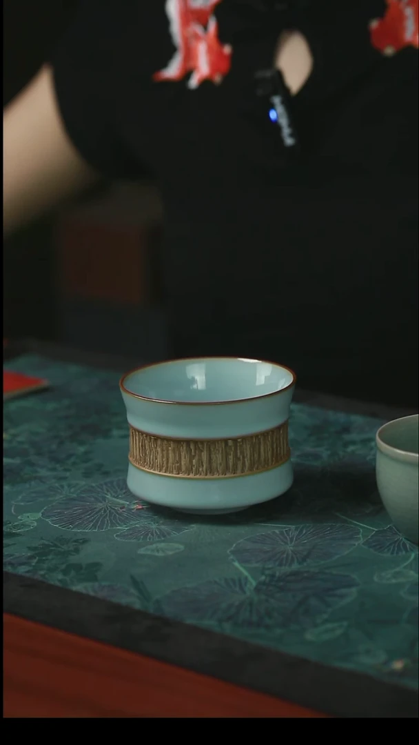 束腰杯 支钉跳刀 开片 一级品