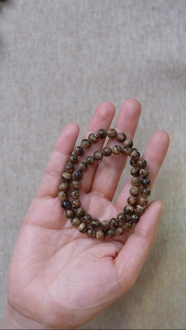 沉香手串达拉干双圈0.7