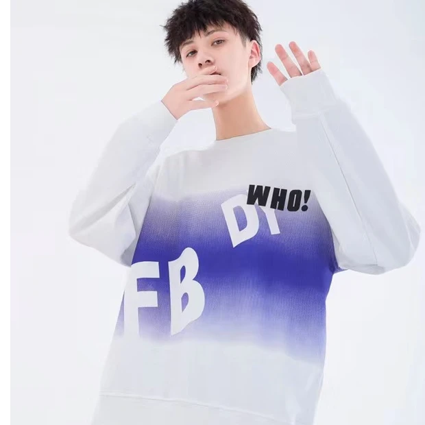 2024新款时尚潮流韩版卫衣扣号报身高