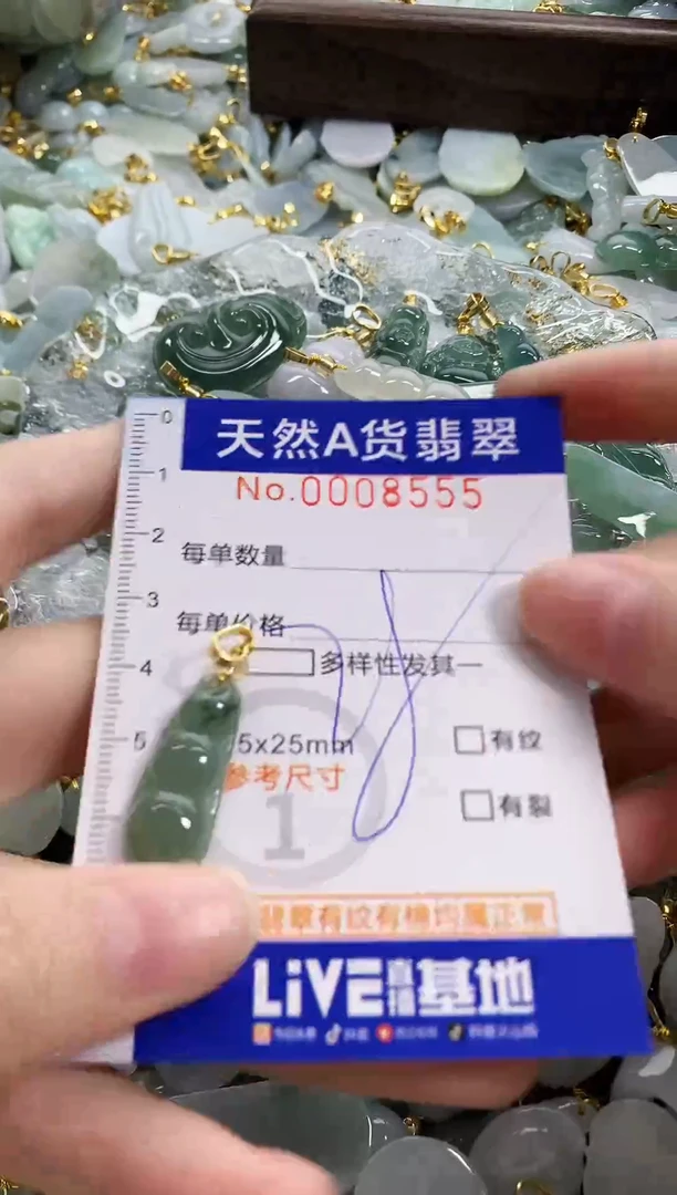 颈饰未镶嵌翡翠天然A货翡翠