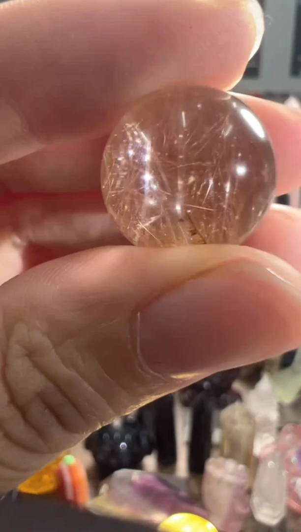 未镶嵌珠宝半成品水晶M897 约1.7cm