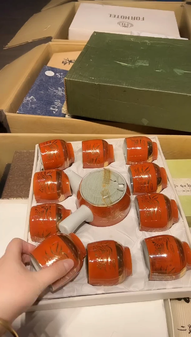 陶瓷茶周边中古品工艺品0104