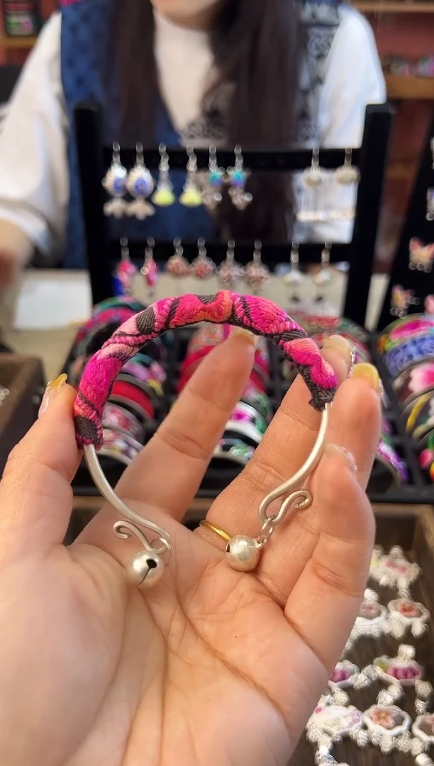 织绣艺枝独绣老绣饰品226