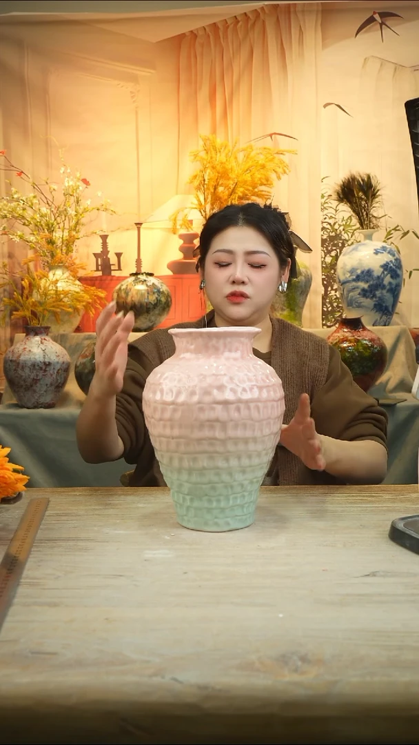 高26口12高温陶瓷花瓶花器