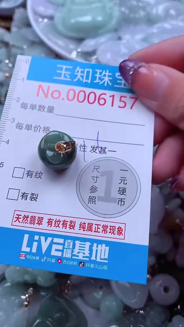 翡翠未镶嵌吊坠(不含链)5157