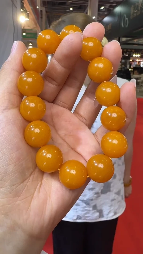 未镶嵌琥珀手链杭州珠宝展假一罚十
