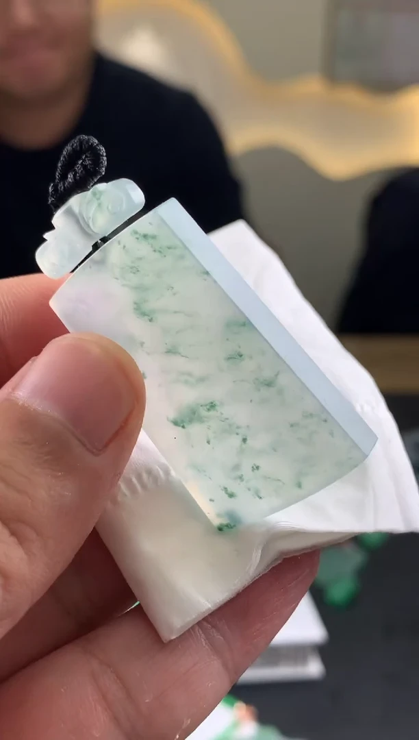 【闪购商品】定制翡翠未镶嵌无事牌