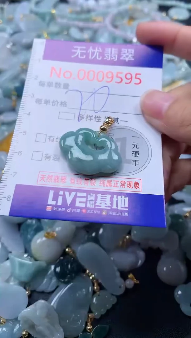翡翠未镶嵌吊坠(不含链)9595