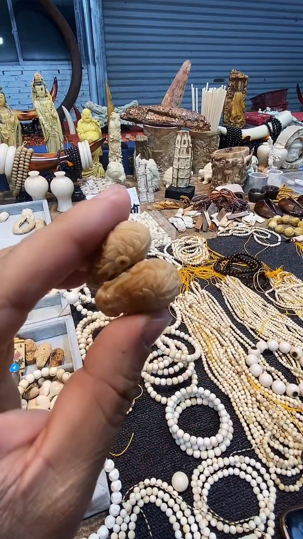 泥塑?***爸小把玩件摆件