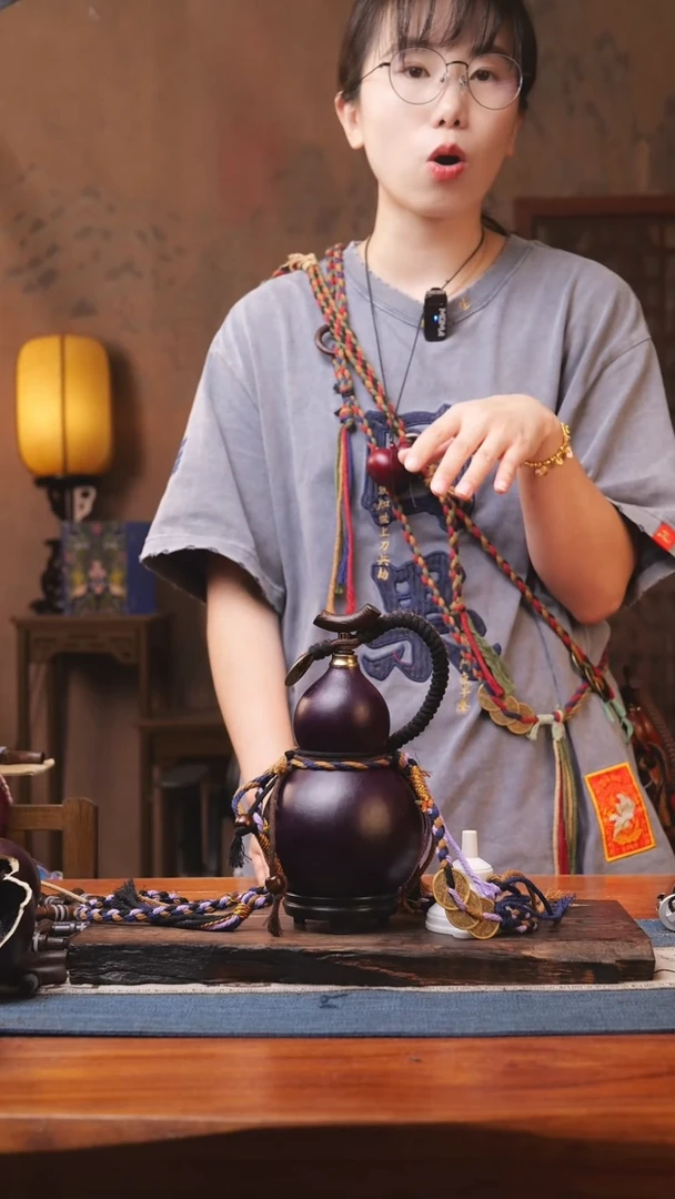 1033号精品大漆葫芦防腐防渗装水茶酒