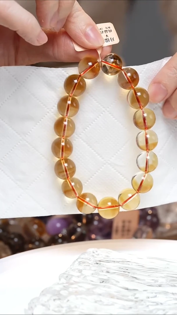 未镶嵌手串水晶黄水晶手串·DM0025DEC9133G006