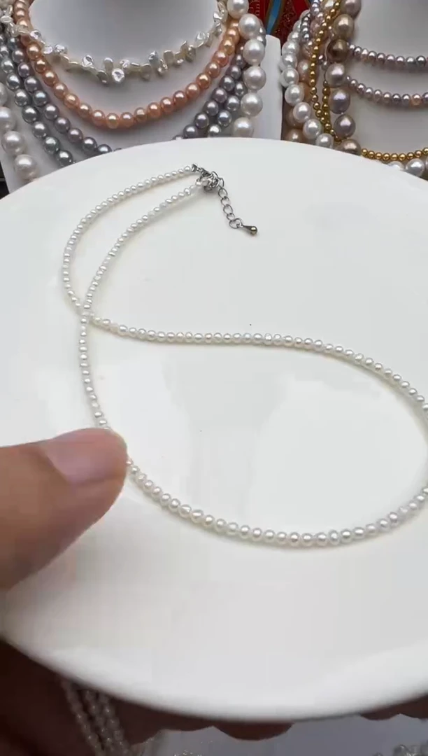 淡水珍珠未镶嵌颈饰1