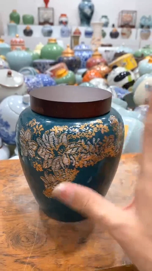 摆件茶叶罐密封罐储藏柜