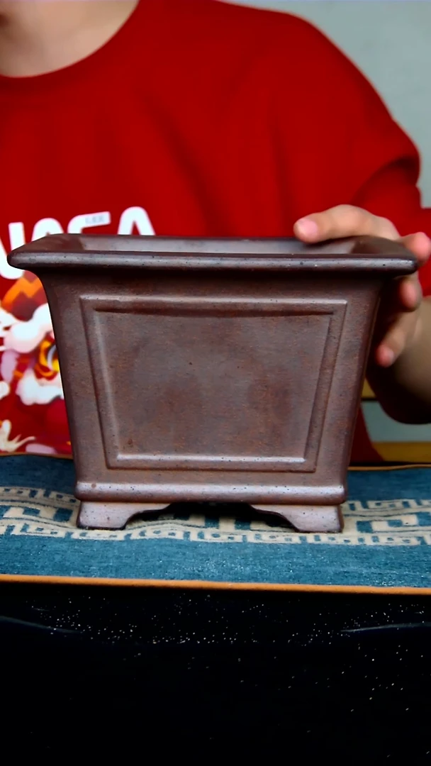 【闪购商品】紫砂花盆17*12.5内径紫砂花盆