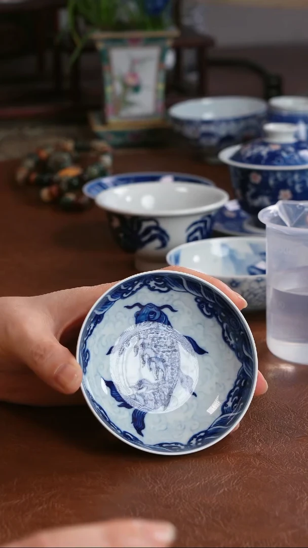 景德镇高端茶器潇****9景德镇纯手工手绘高端茶器
