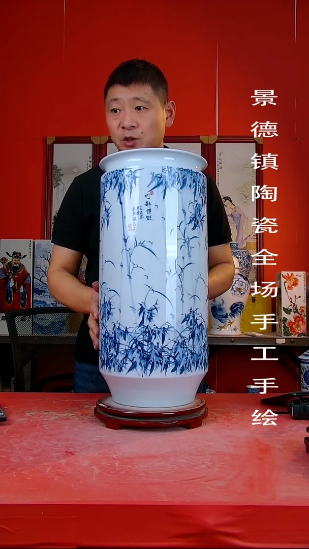 摆件景德镇陶瓷 全场手工手绘