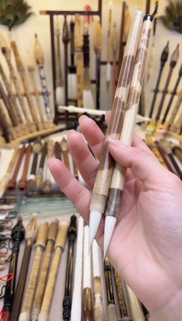 【清水试笔，拒绝蘸墨】墨琳笔庄毛笔2支