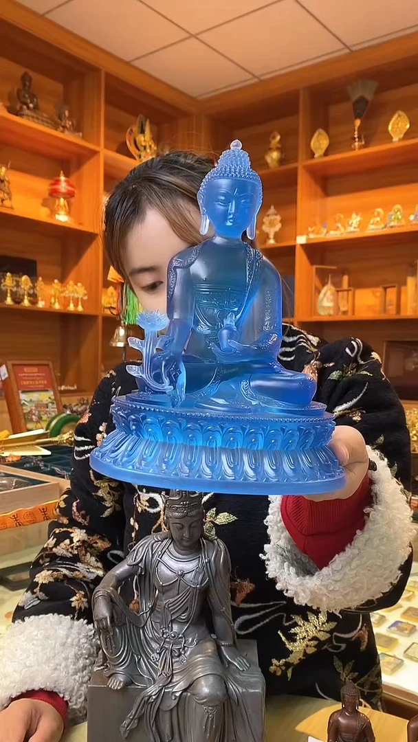 【闪购商品】泥塑药师-与实物略有差异介意者慎拍