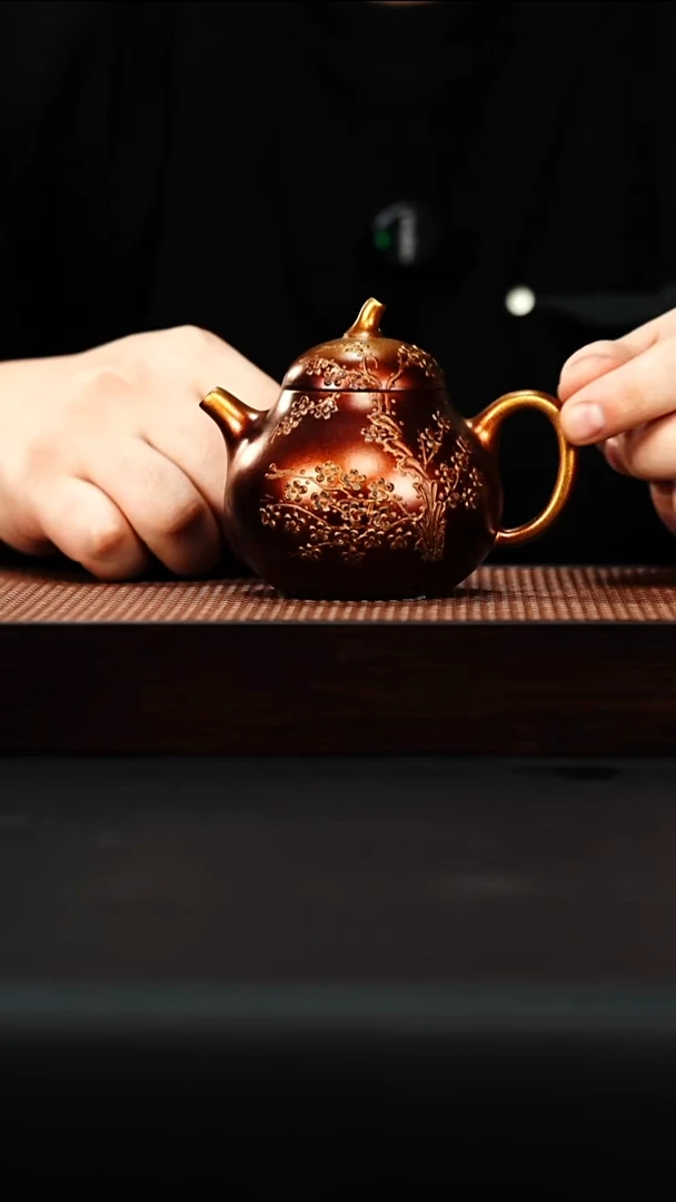 茶壶紫砂茄瓜 贝壳烧2