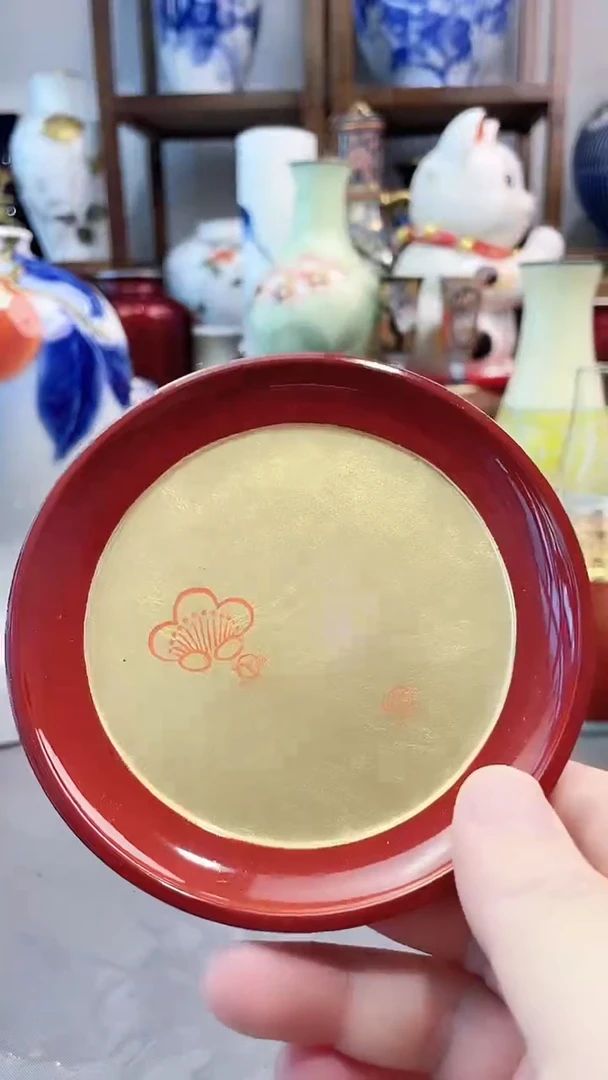 瓷片日产金箔壶承