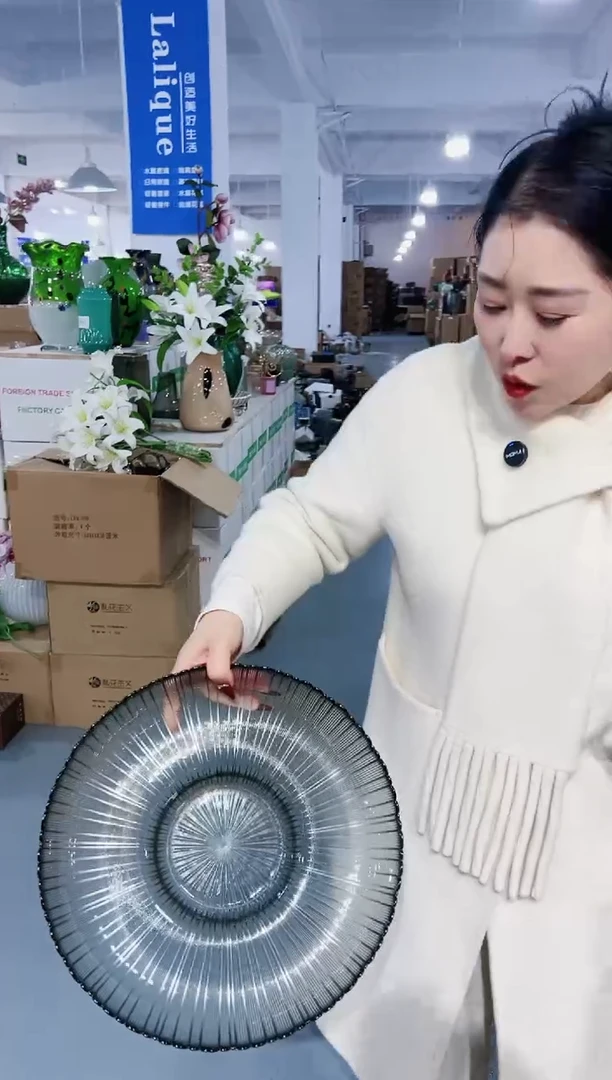 【闪购商品】玻璃花伴你花瓶-微瑕-3F6F