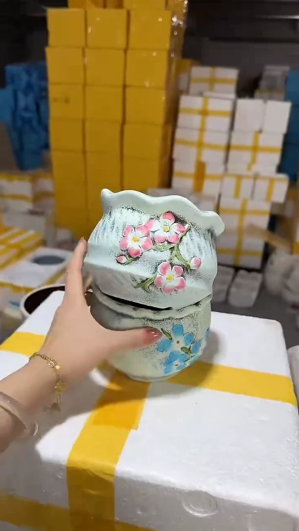 高温陶瓷花盆+E11