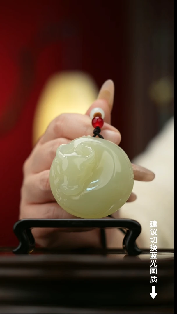 玉【扭转乾坤】天然玉石手把件