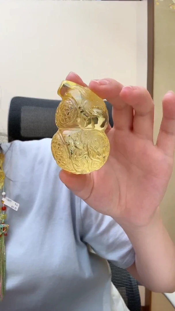 琥珀颈饰未镶嵌吊坠