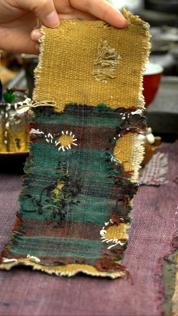 纯手工一人茶席三折茶巾