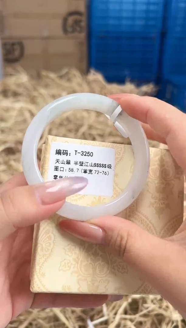 未镶嵌手镯石英质玉T-3250