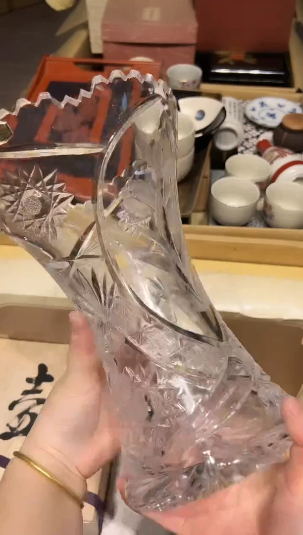 玻璃茶周边中古品工艺品0104