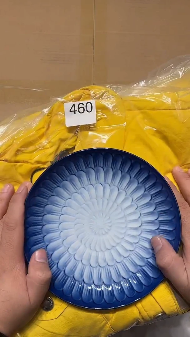 摆件瓷器瓷器瓷片回回回  460 黄S