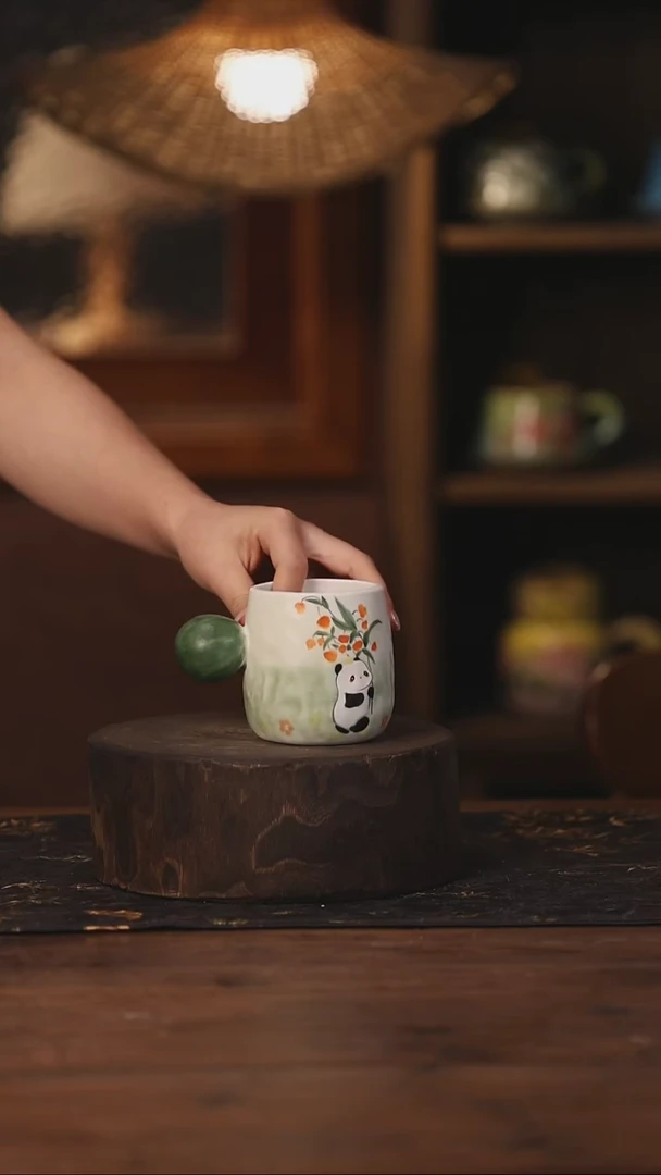 陶瓷景德镇高温釉下手绘陶瓷001