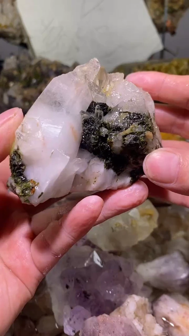 未镶嵌珠宝半成品水晶121号283g四川超七花园水晶