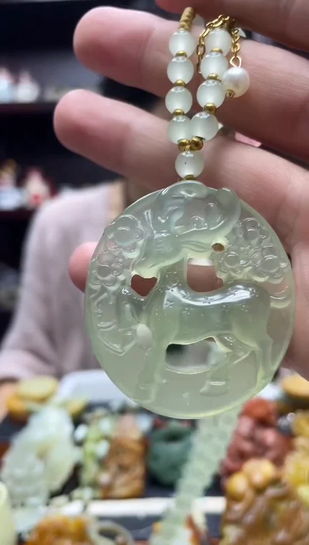 未镶嵌岫玉吊坠·多样性发*货拍一发一